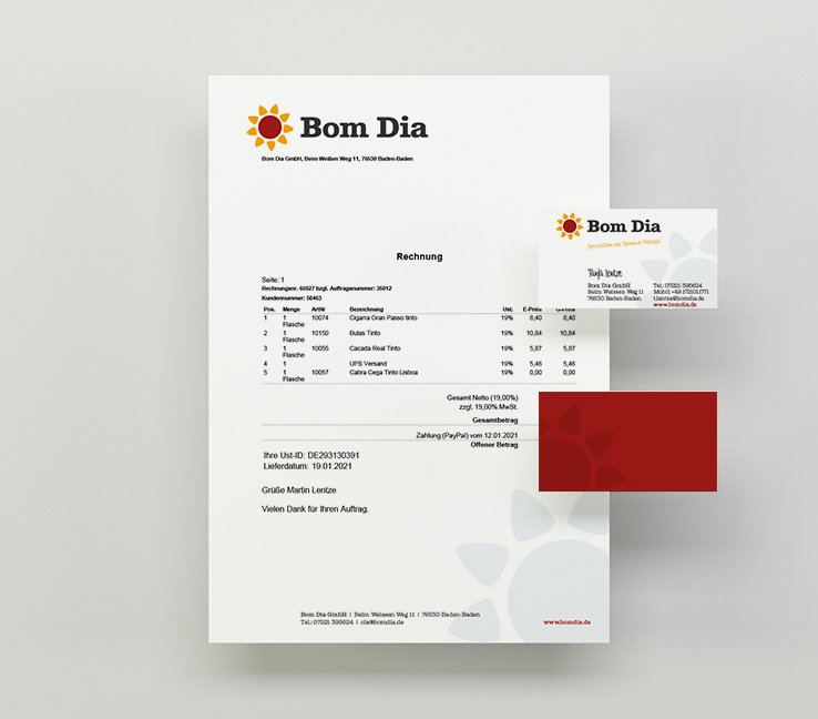 Mockup Geschäftsausstattung
