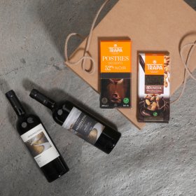 Geschenk Wein &amp; Schokolade