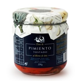 Pimiento Rojo / Im Holzofen geröstete Paprika in...