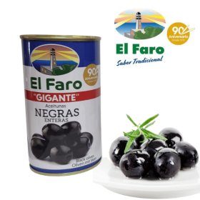 El Faro Oliven Gigante schwarz mit Stein