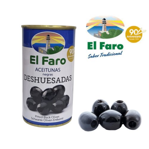 El Faro Oliven schwarz ohne Stein