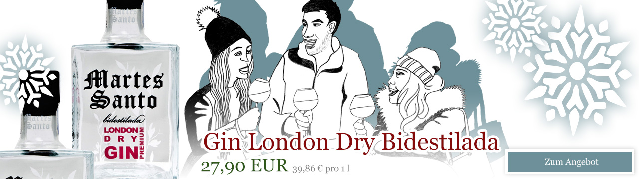 Gin London Dry Bidestilada Martes Santo 0,7l